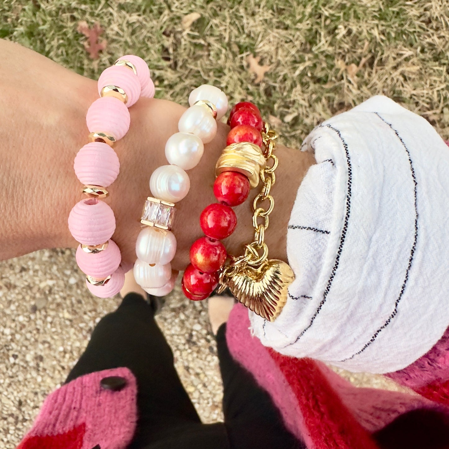 Bali Bracelet • Pale Pink