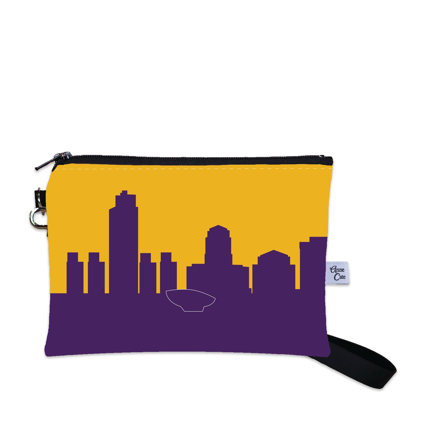 Collegiate Football Stadium Skyline Game Day Wristlet
