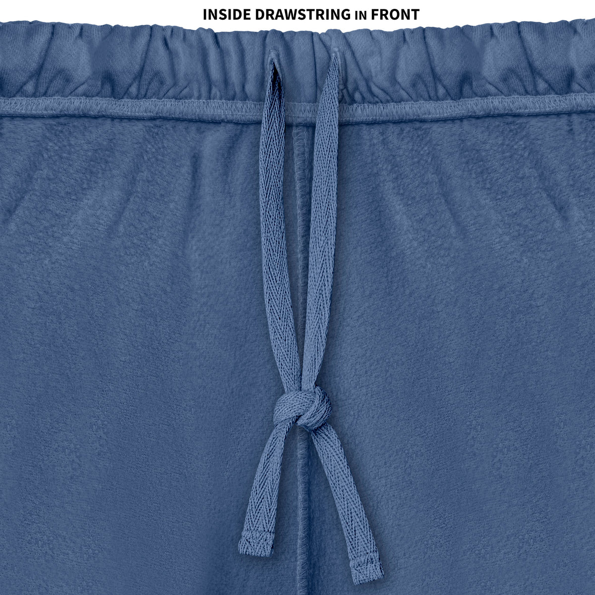 The Softest Men's 100% Cotton Fleece Athletic Short | Denim Blue