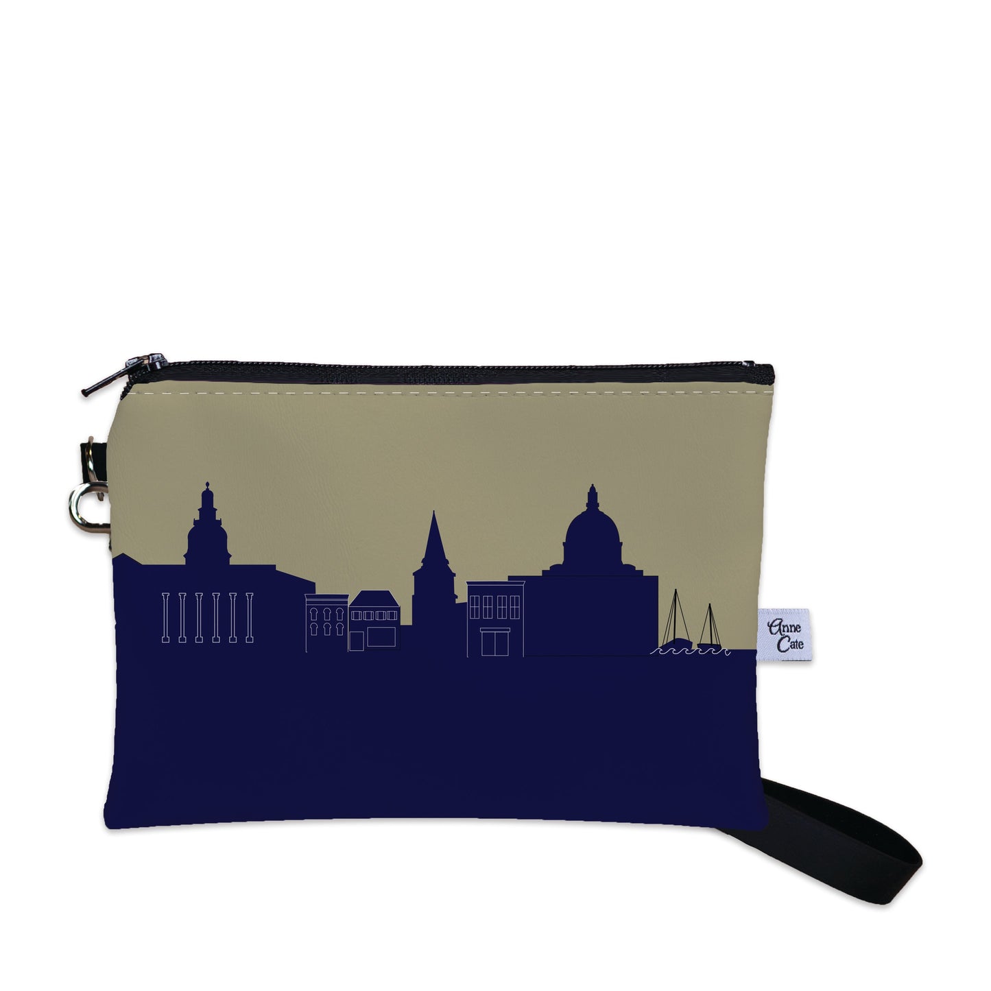 Collegiate Football Stadium Skyline Game Day Wristlet