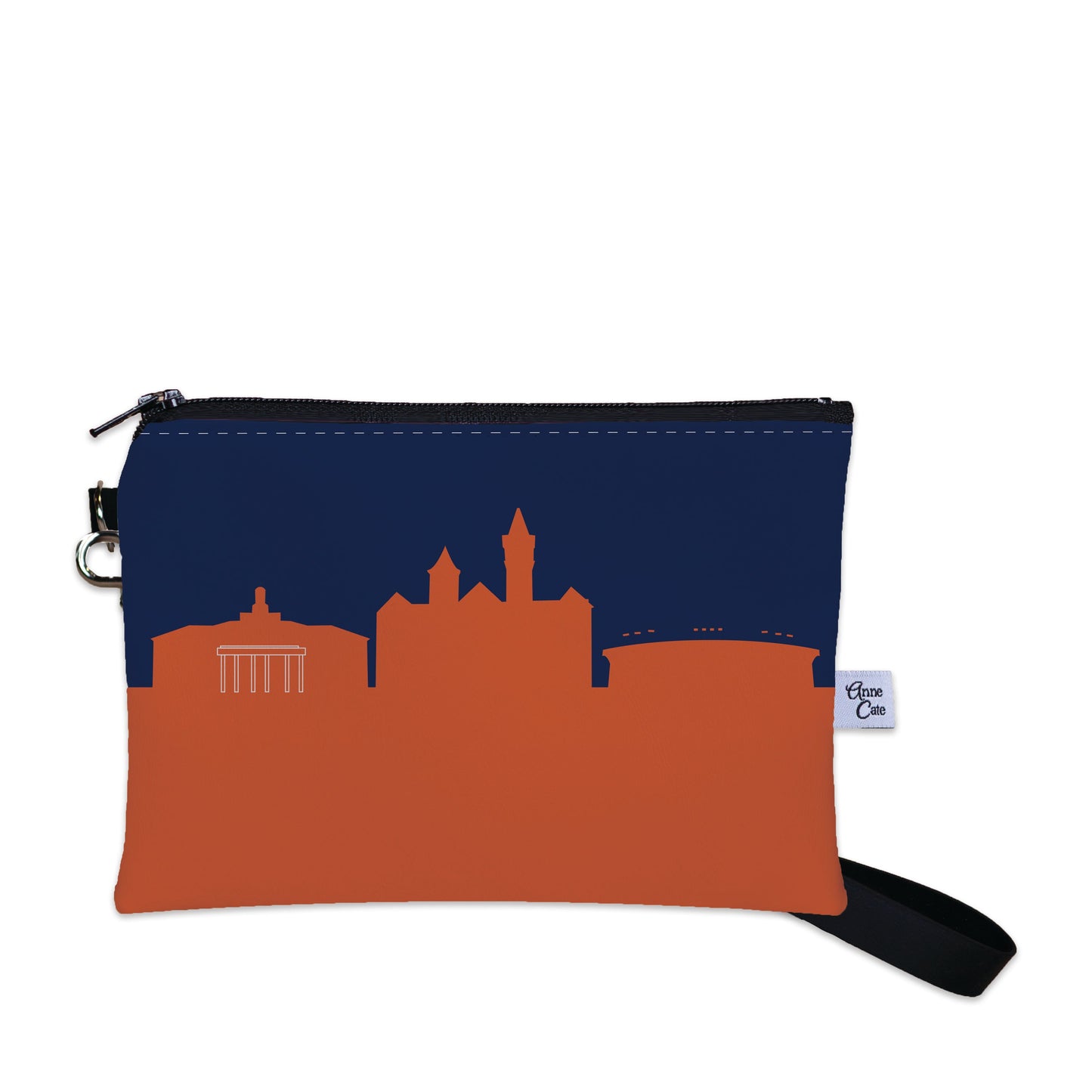 Collegiate Football Stadium Skyline Game Day Wristlet
