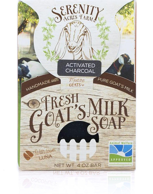 Charcoal Goat Milk Soap for Deep Cleansing & Clarifying – Serenity Acres Farm™