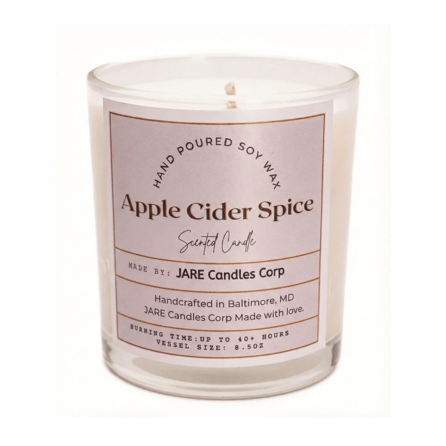 Apple Cider Spice - Spiced Apple & Cinnamon Soy Wax Candle