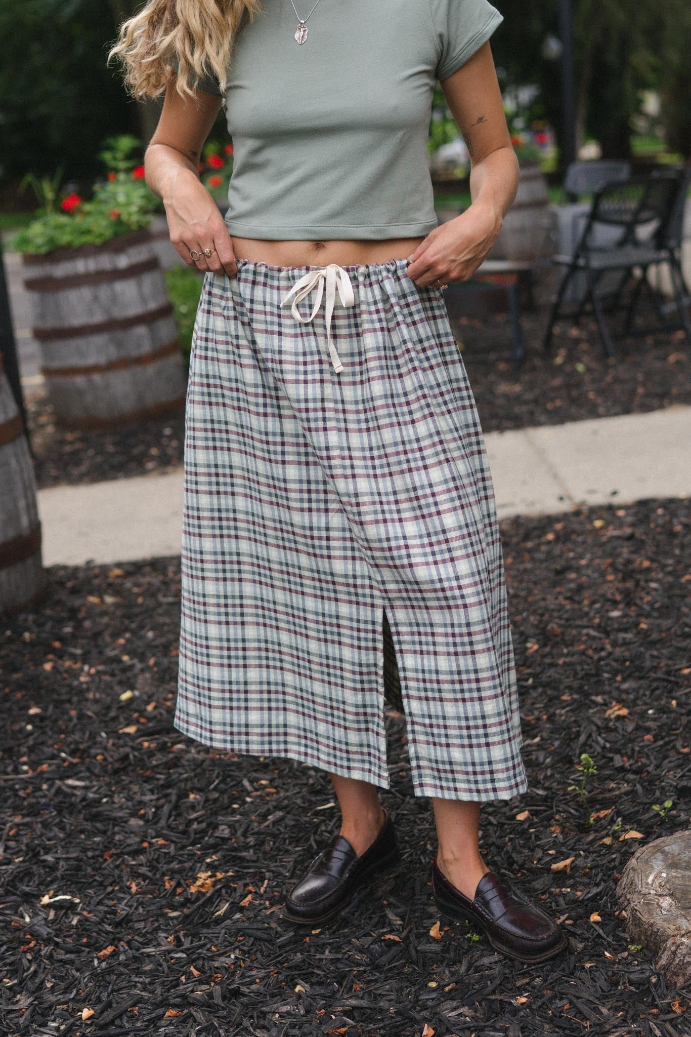 Esme Skirt (Updated) in Grove