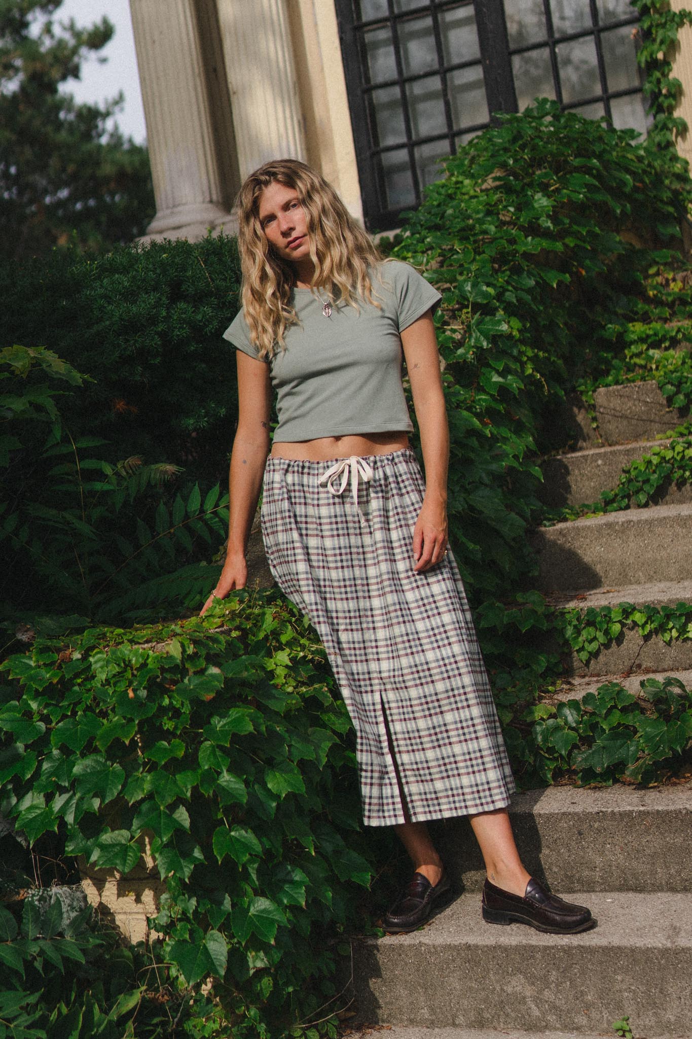 Esme Skirt (Updated) in Grove