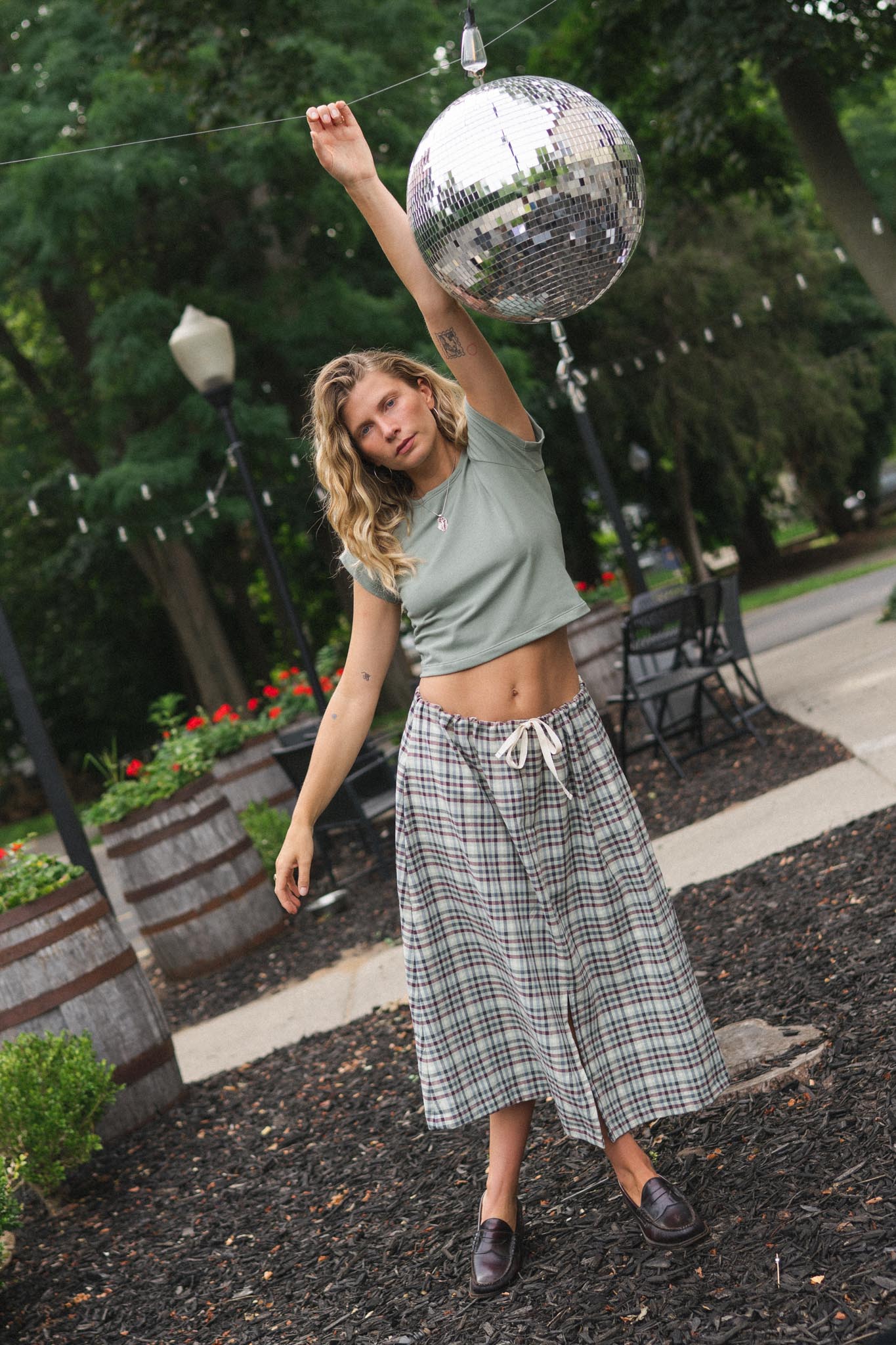 Esme Skirt (Updated) in Grove