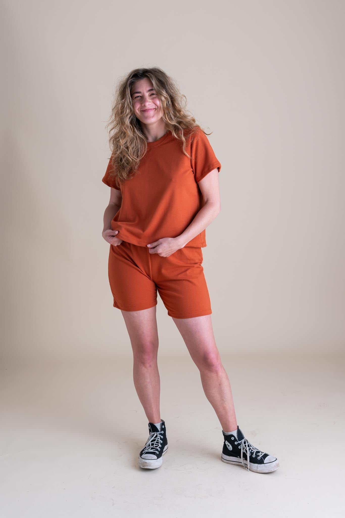Liza Tee (Updated) in Persimmon