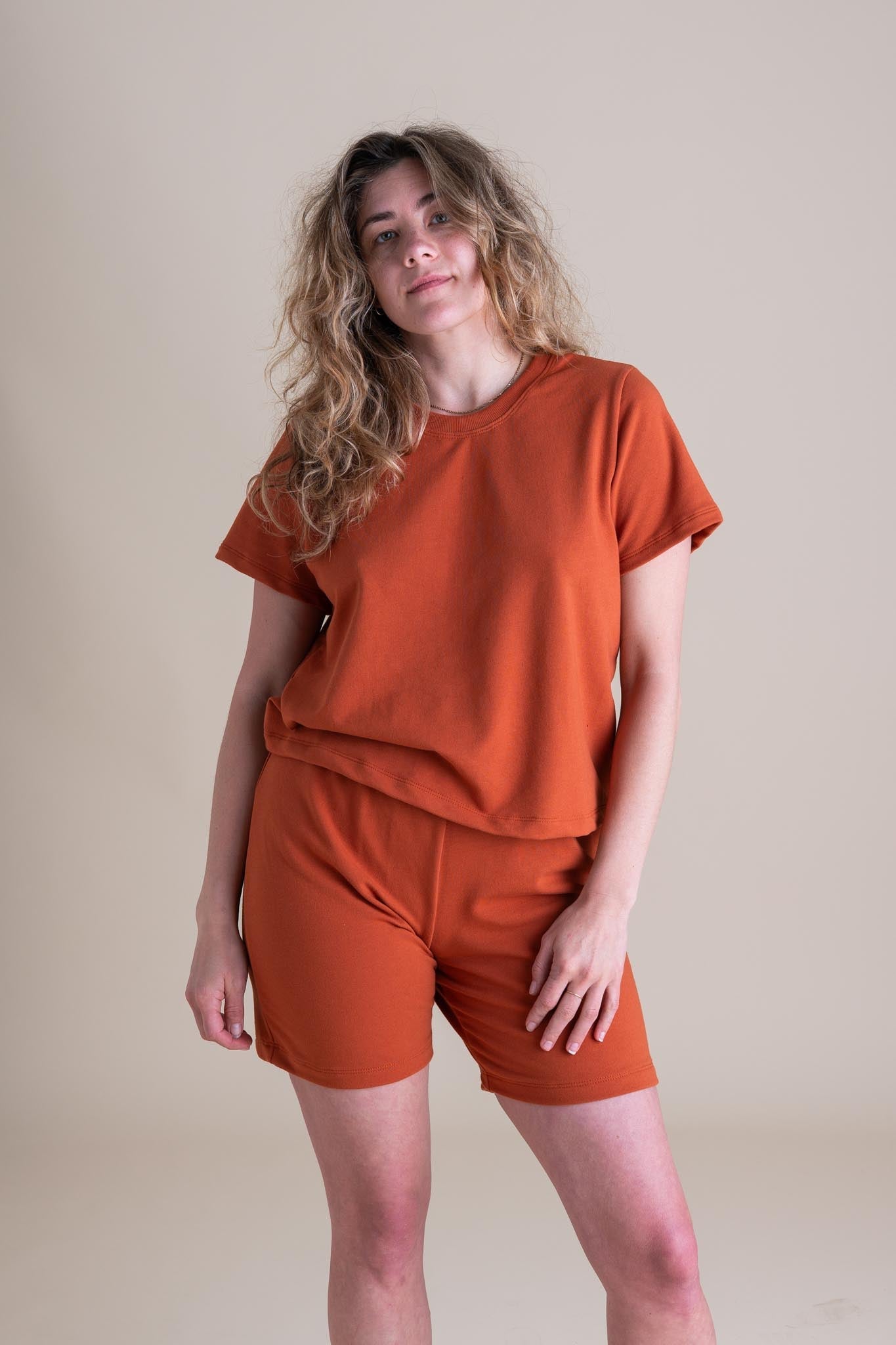 Liza Tee (Updated) in Persimmon