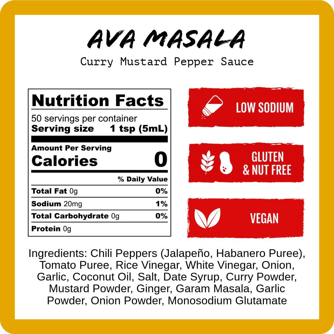 Ava Masala - Curry Mustard (9oz)