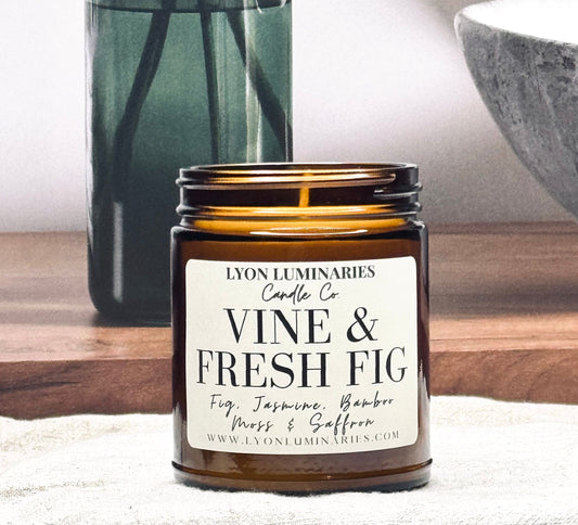Vine & Fresh Fig Soy Blend Candle