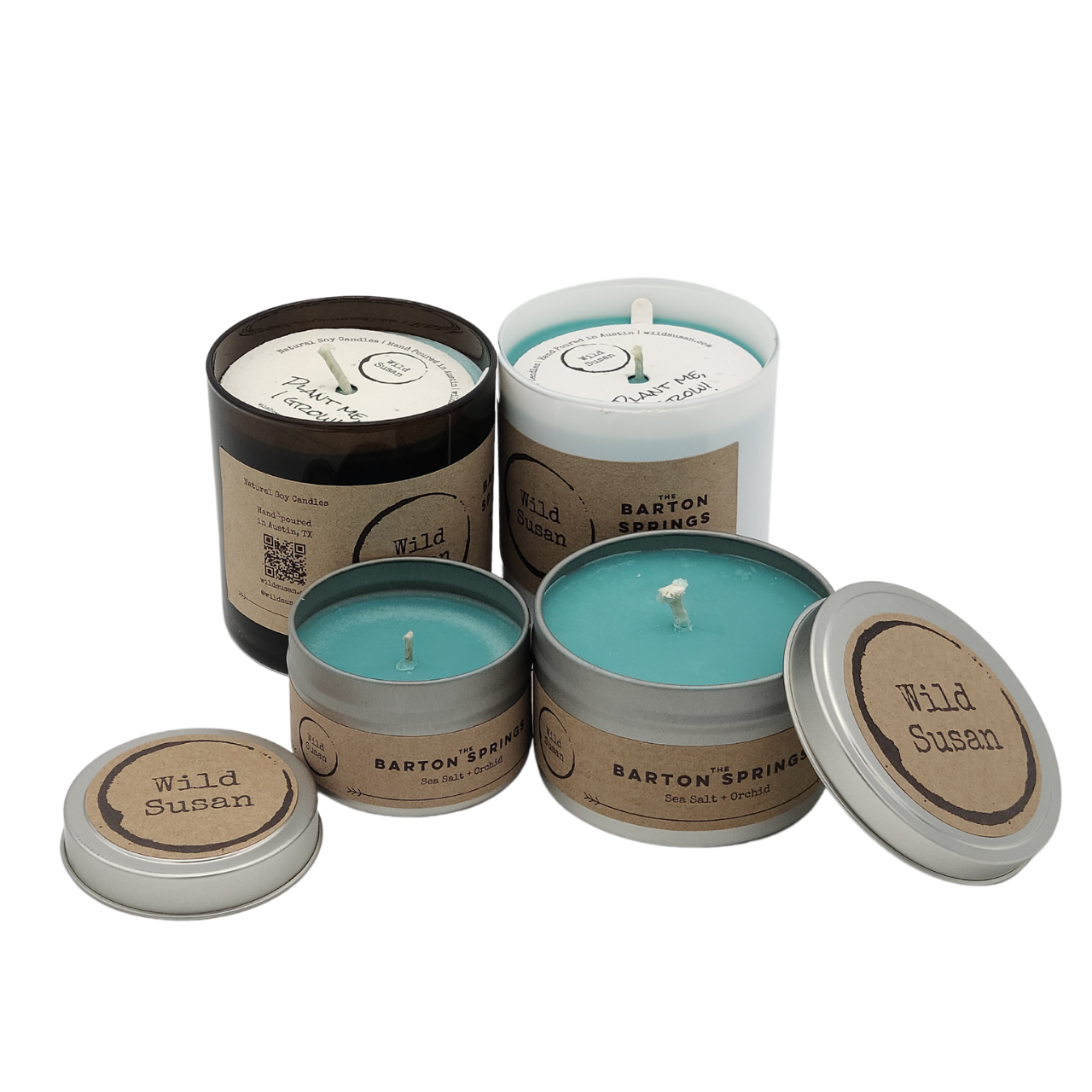 Barton Springs [Sea Salt + Orchid] Soy Candle