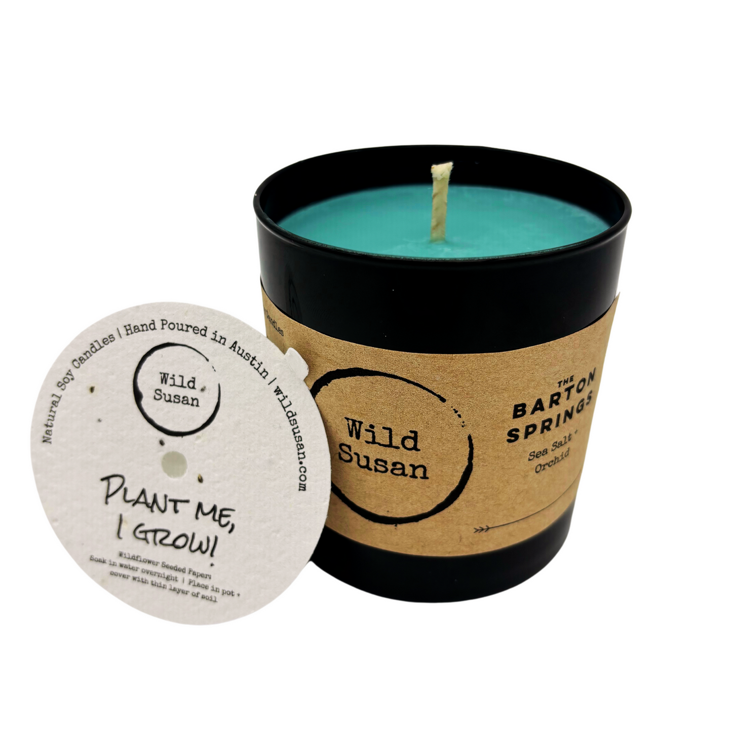 Barton Springs [Sea Salt + Orchid] Soy Candle