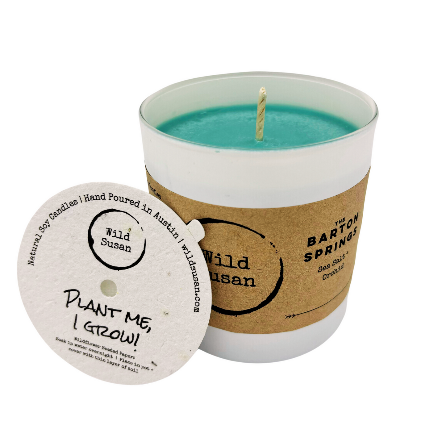 Barton Springs [Sea Salt + Orchid] Soy Candle