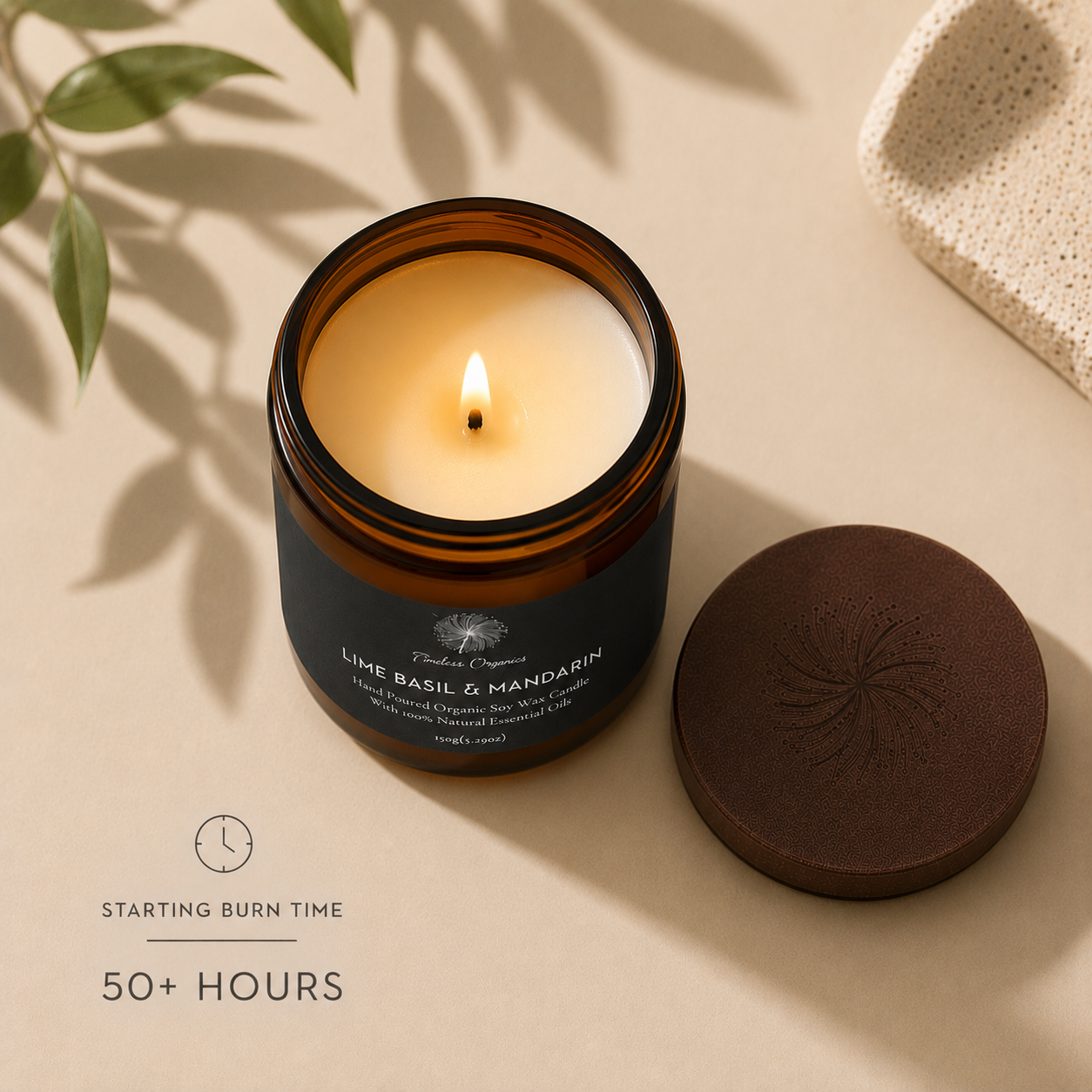 Timeless Candle - Lime + Basil + Mandarin