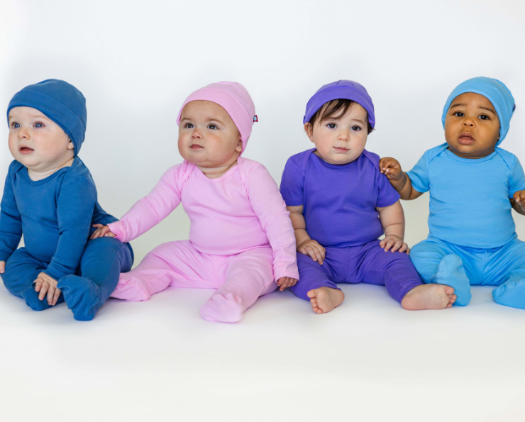 Super-Soft 100% Organic Cotton Baby Rib Beanie Hat| Navy