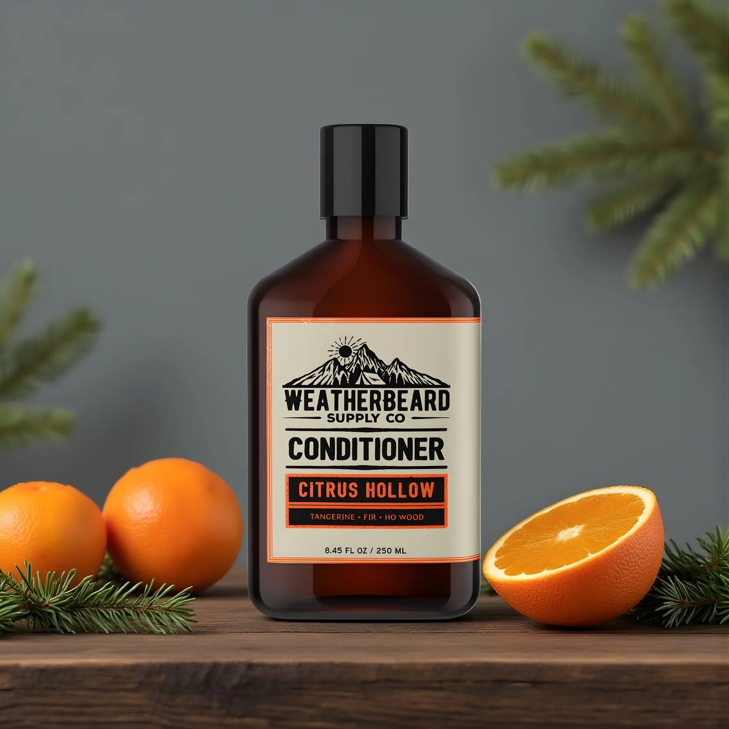 Citrus Hollow Beard Conditioner - Tangerine, Fir, Ho Wood