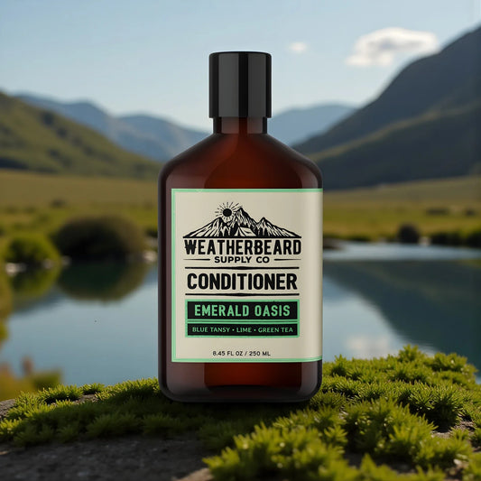Emerald Oasis Beard Conditioner - Blue Tansy, Lime, Green Tea