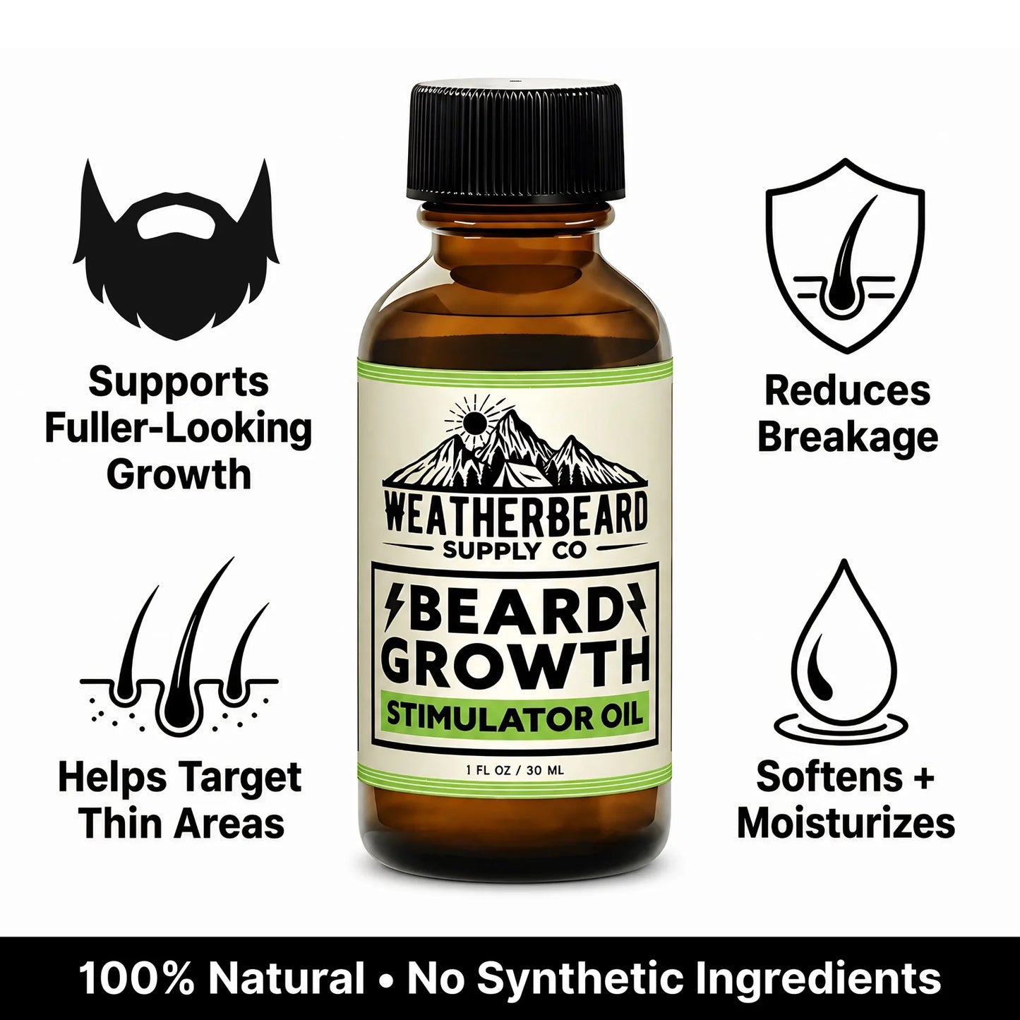 Beard Growth Stimulator Oil