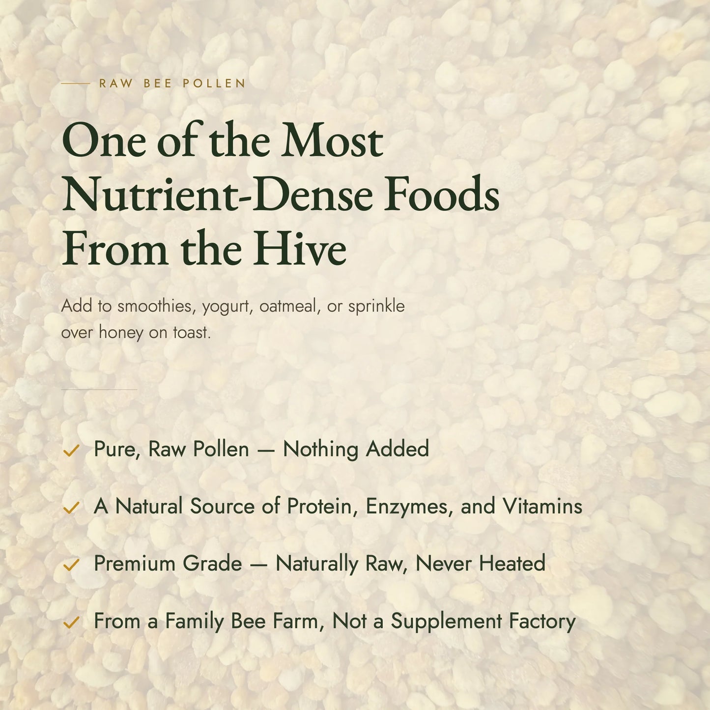 Bee Pollen For Sale