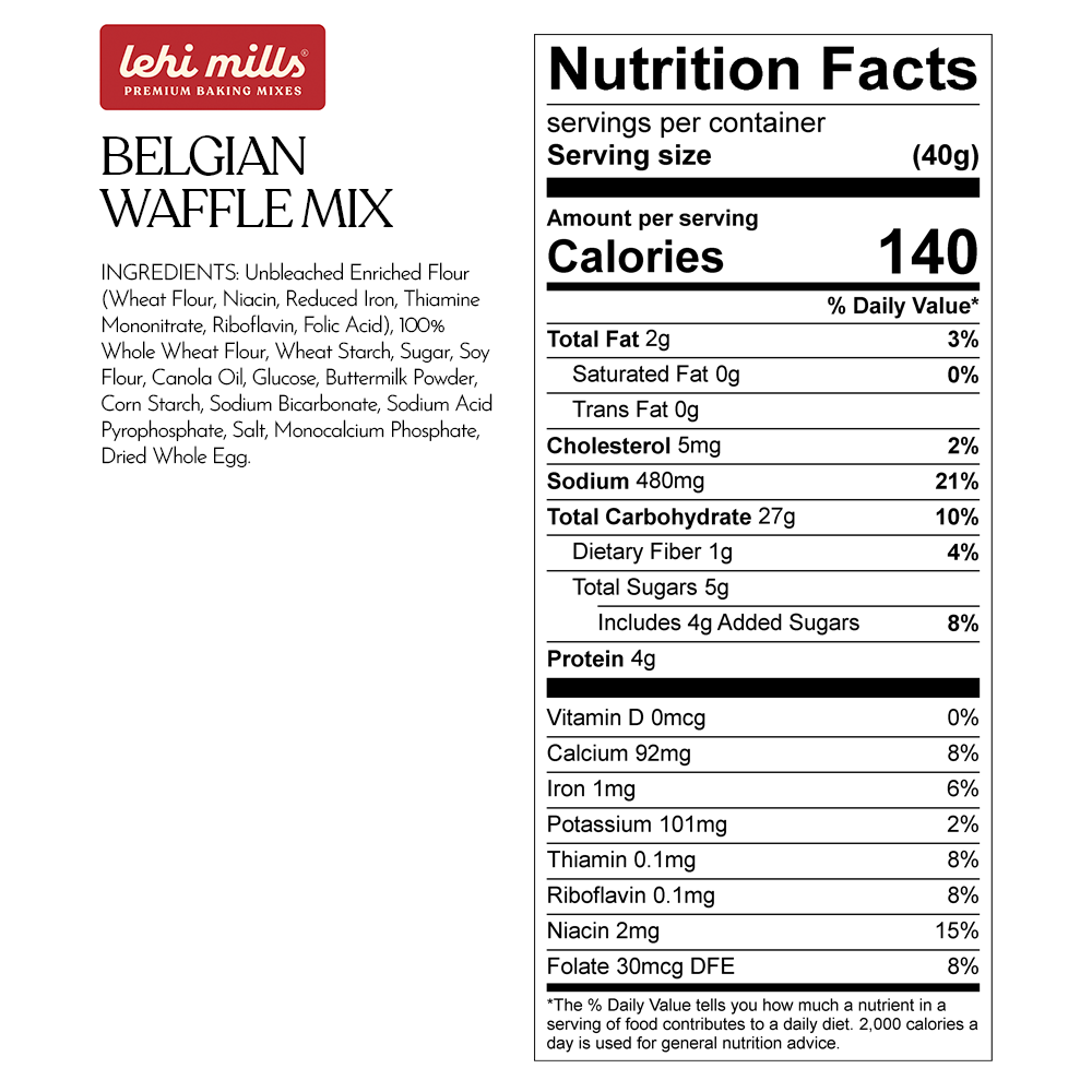 Belgian Waffle Mix
