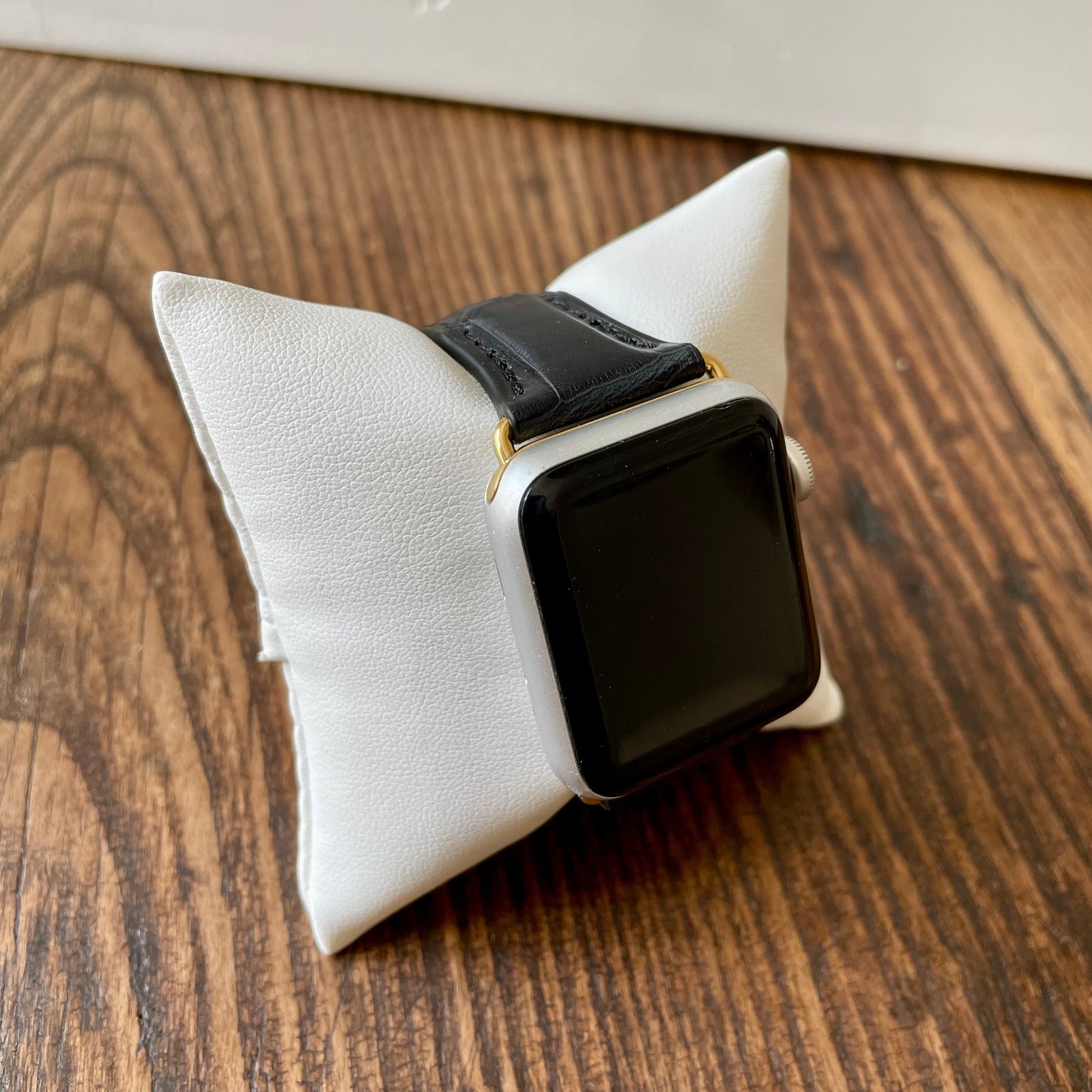 Apple Watch Band, Black Matte Alligator