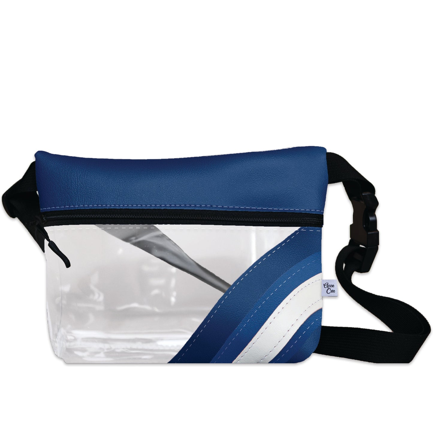 Collegiate Football Stadium Clear Stripe Game Day Fanny Pack