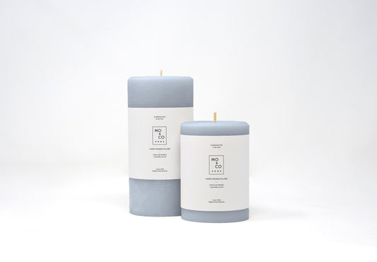 Bluebell | Beeswax Pillar Candle
