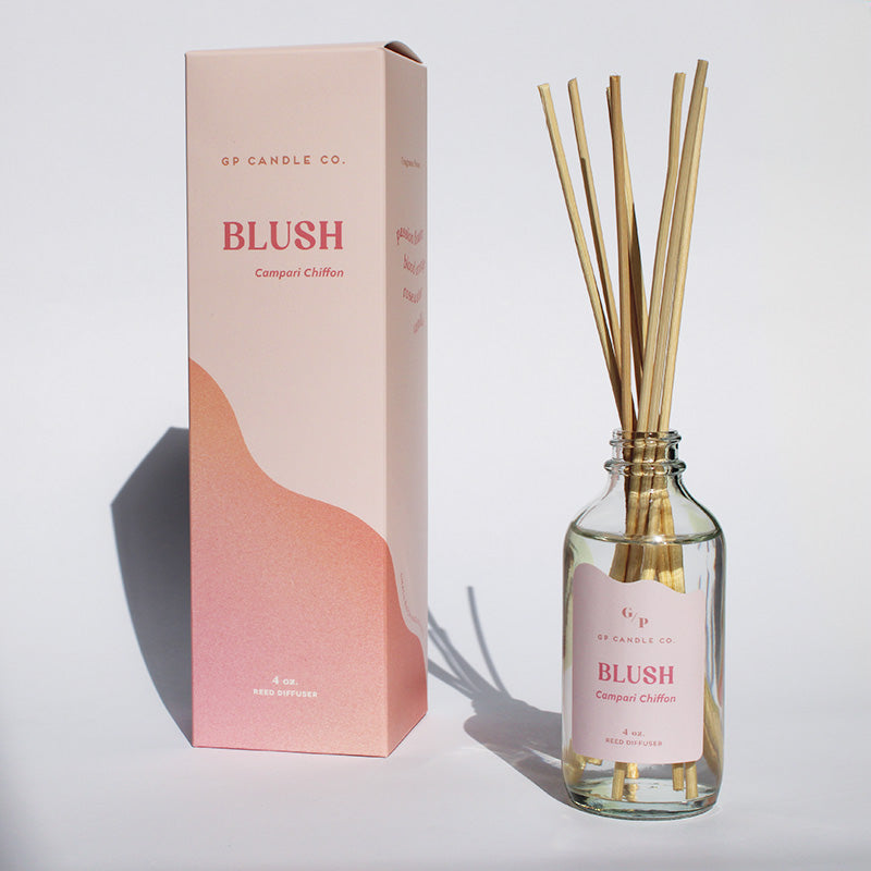 Blush 4 oz. Hue Reed Diffuser (Campari Chiffon)