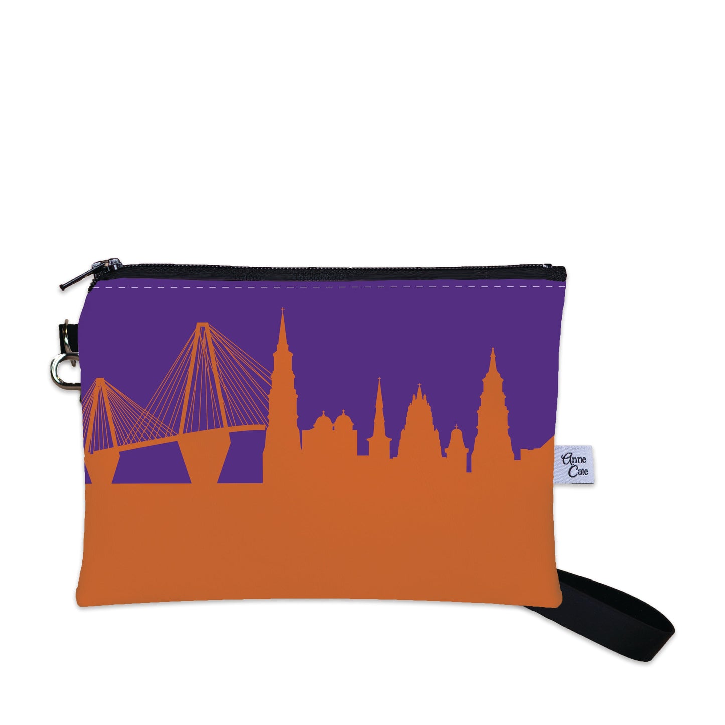 Collegiate Football Stadium Skyline Game Day Wristlet