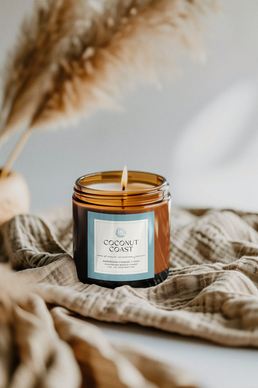 Coconut Coast Beeswax Candle