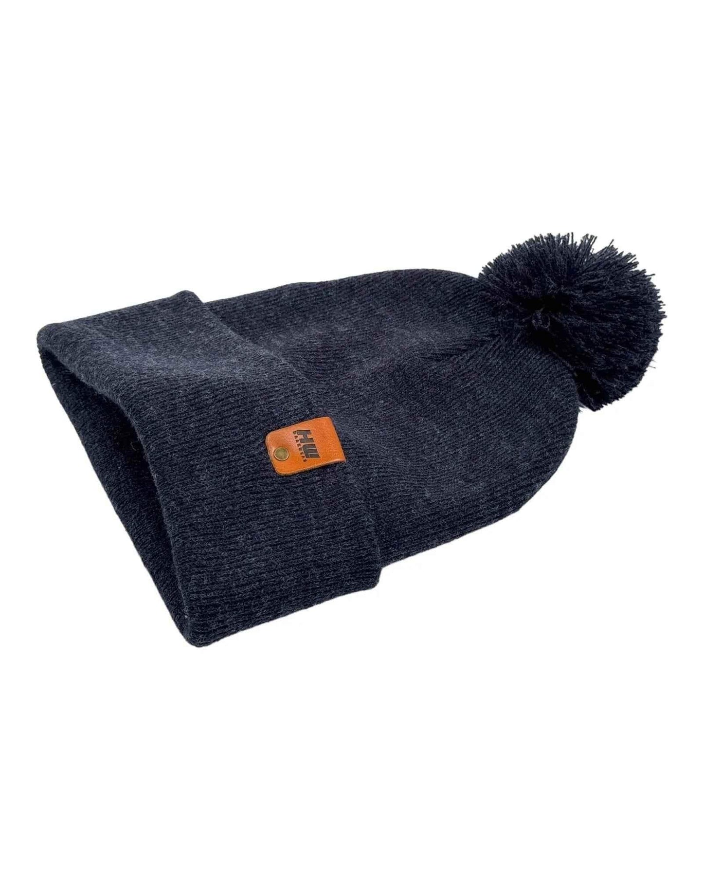 HAAKWEAR PomPom Beanie - Made in USA - Denim Blue
