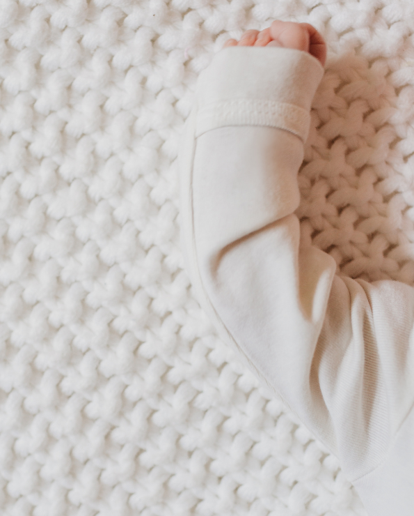 Super-Soft 100% Organic Cotton Baby Rib Long Sleeve Snap Onesie| Turquoise