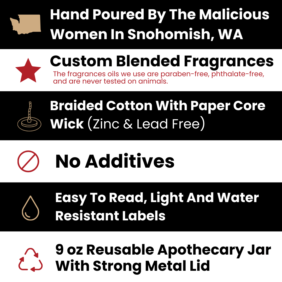 Chance Made Us Co-workers | Scent: Take A Hike | 9oz Work Candle | Malicious Women Co