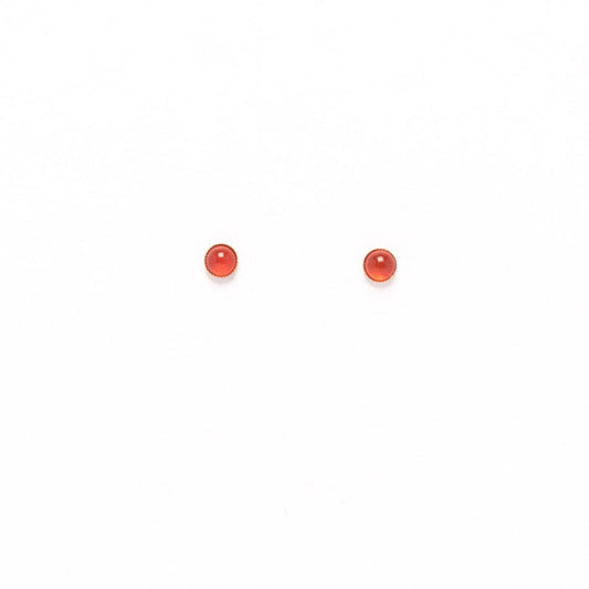 Carnelian Stud Earrings