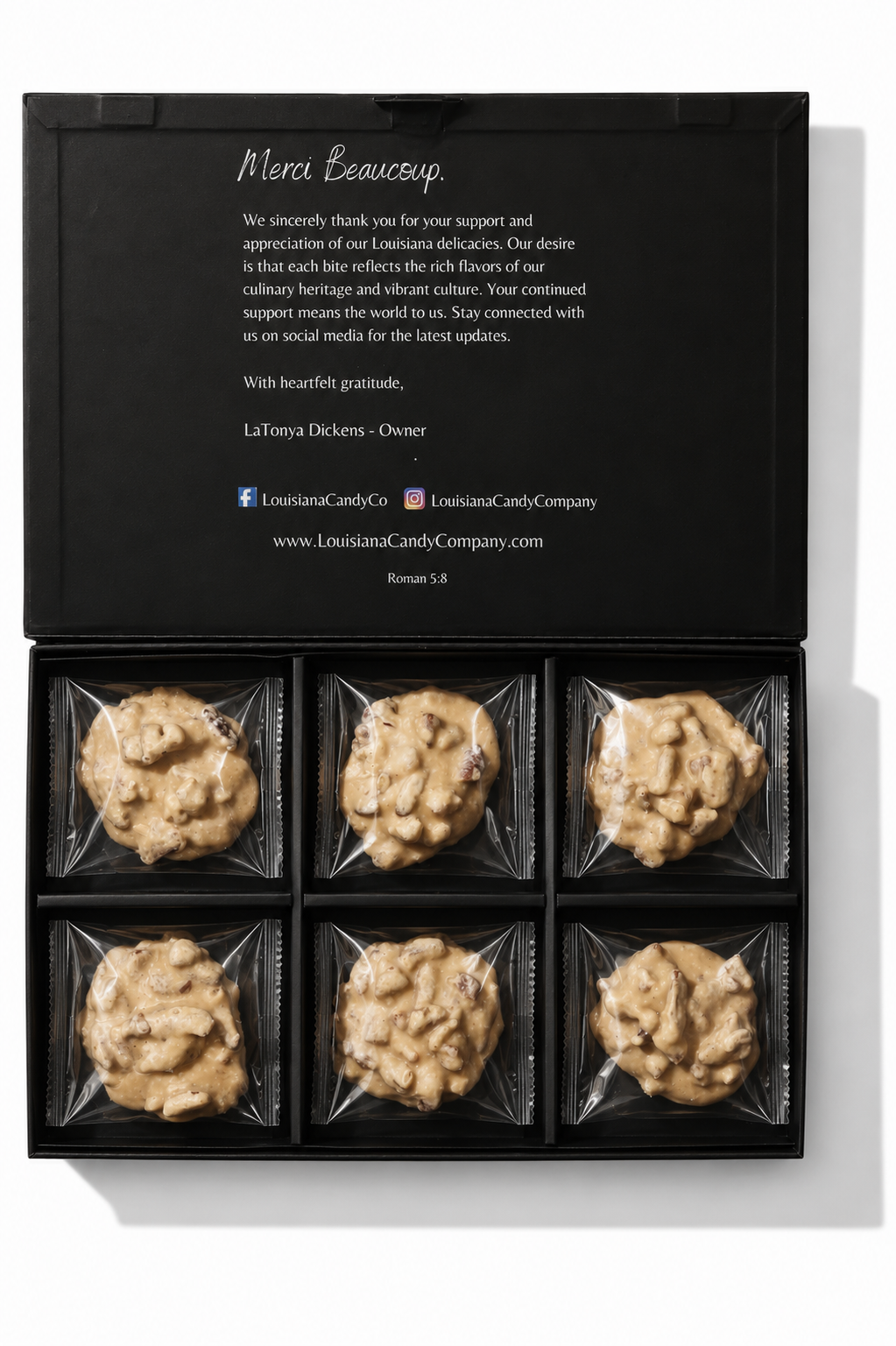 Classic Pecan Praline - 6 Count