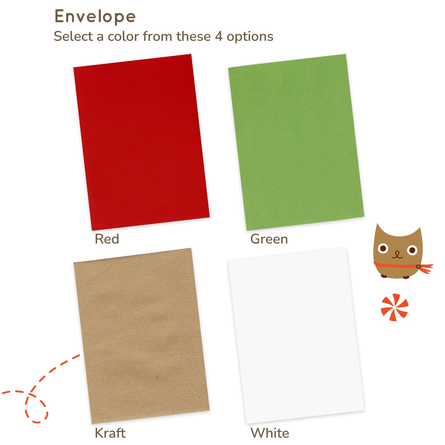Peace Flowers Bright Custom Holiday Card - Wood or Paper