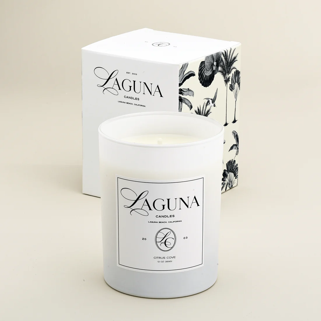 Citrus Cove Luxury Candle | Lemon Verbena Scented Candle