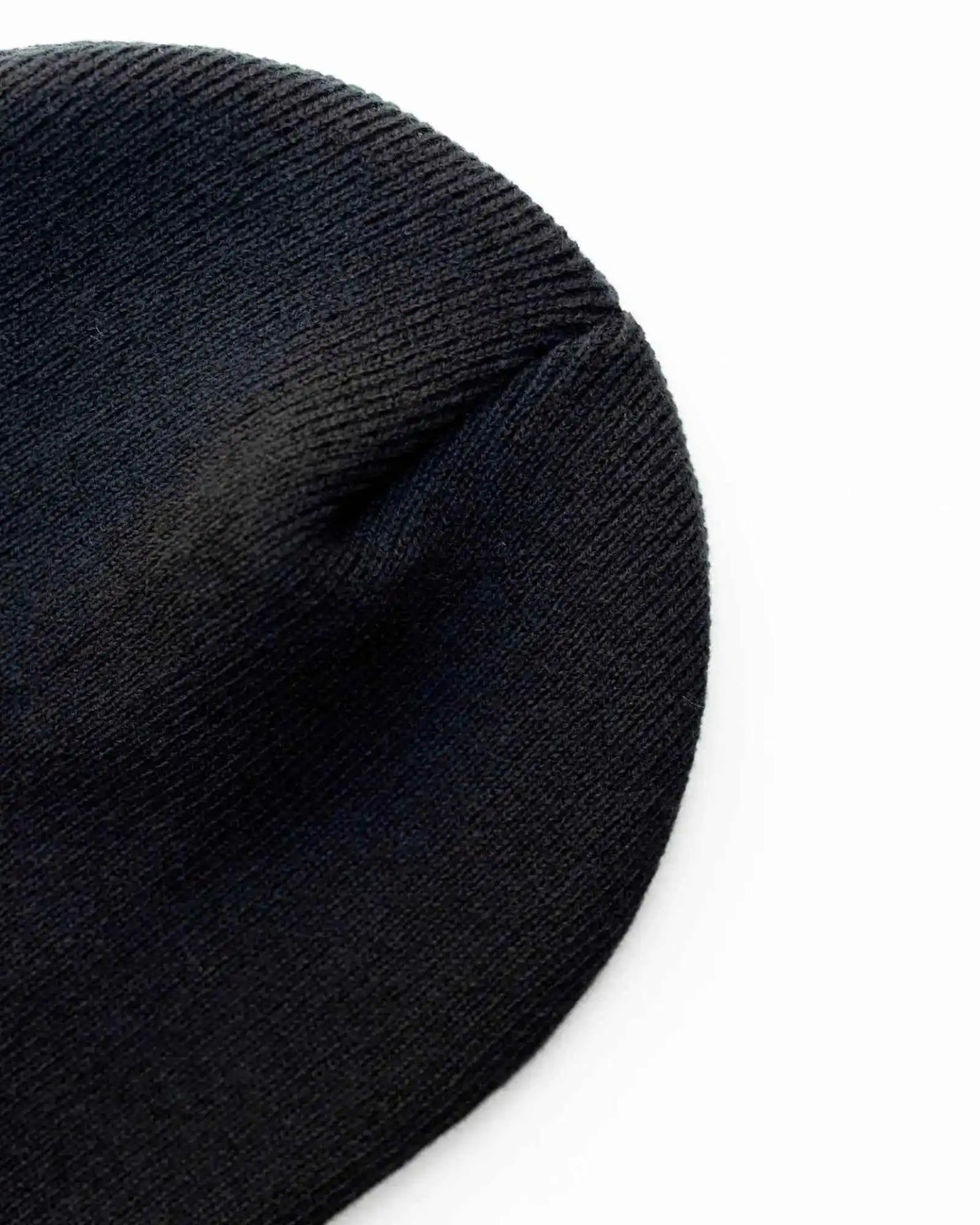 Classic Silent Cuffed Beanie, Midnight Black
