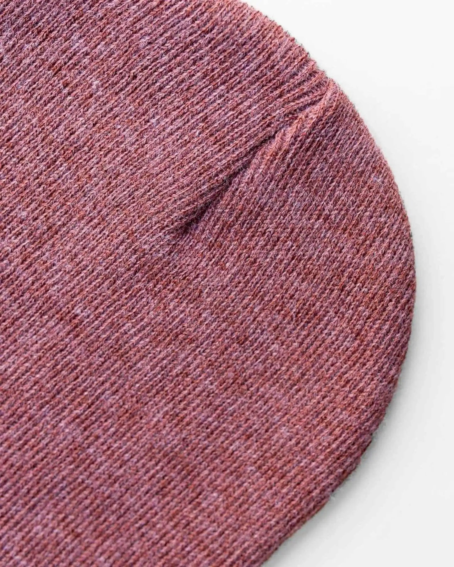 Classic Silent Cuffed Beanie, Rusty Burgundy