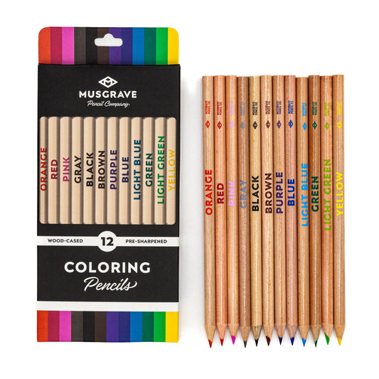 Musgrave Coloring Pencils - 12 Count
