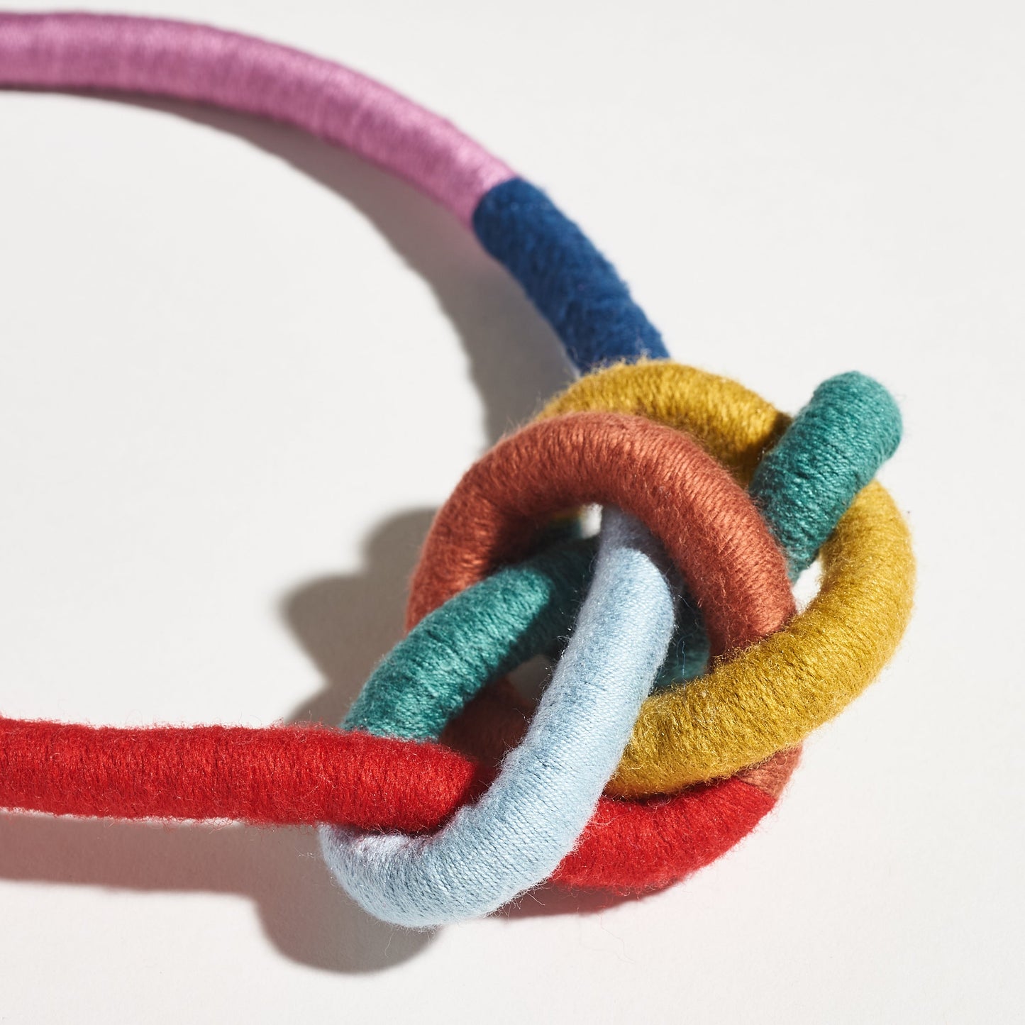 Water Bowline Rainbow Necklace