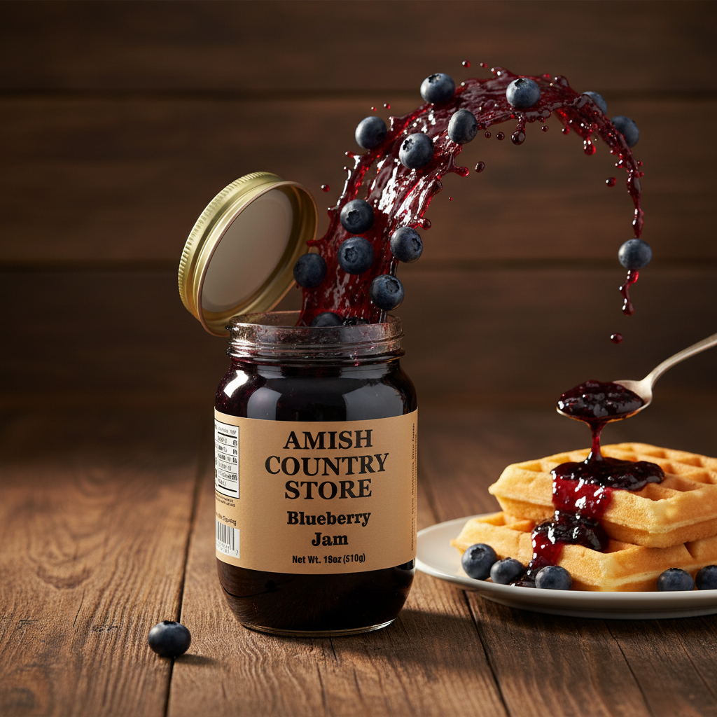 Blueberry Jam | Old-Fashioned Berry Spread | 18 oz