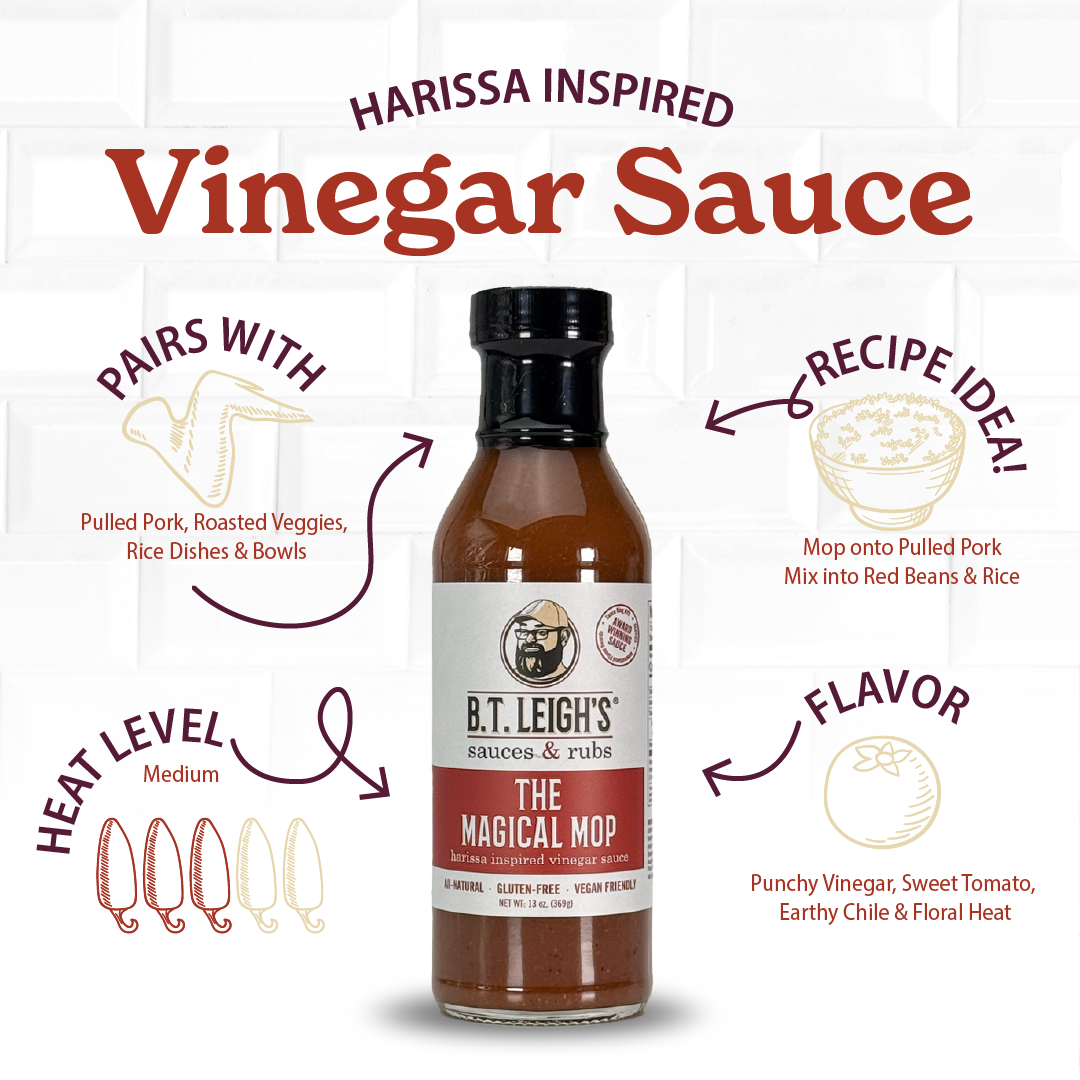 Harissa Inspired Carolina Vinegar Sauce