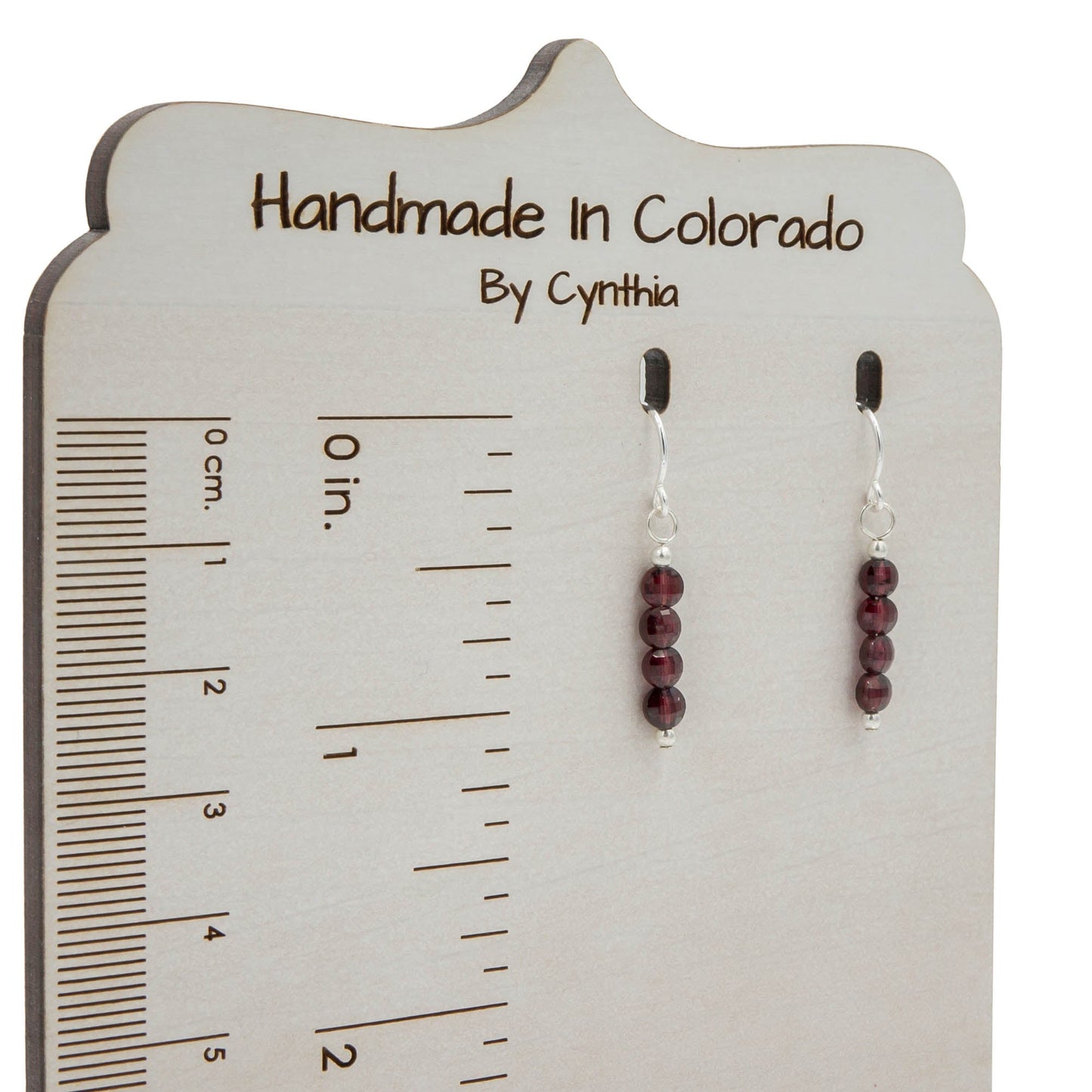 Sparkling Garnets ~ Necklace & Earrings Set