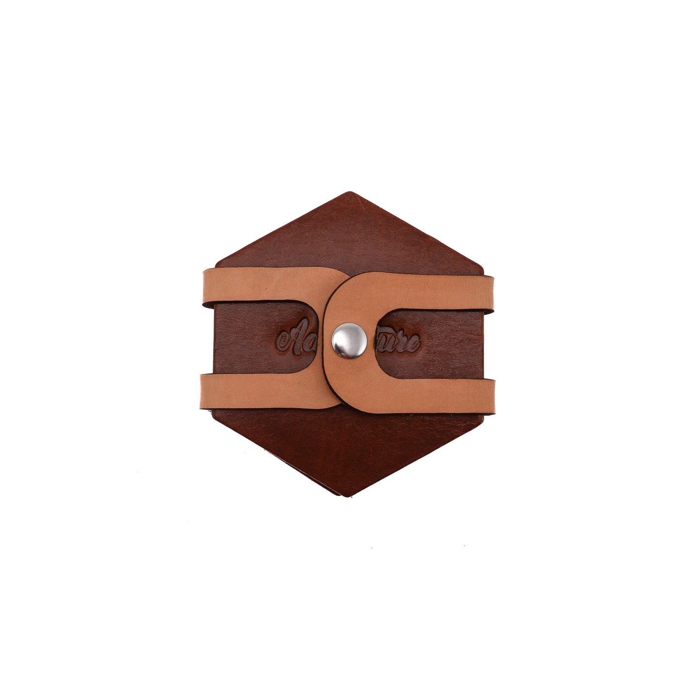 Leather Hexagon Coaster Set All for American