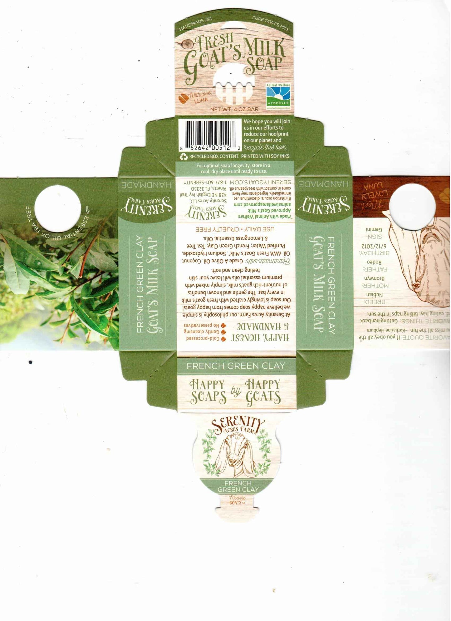 French Green Clay Soap with Goat Milk | Detox & Purify – Serenity Acres Farm™