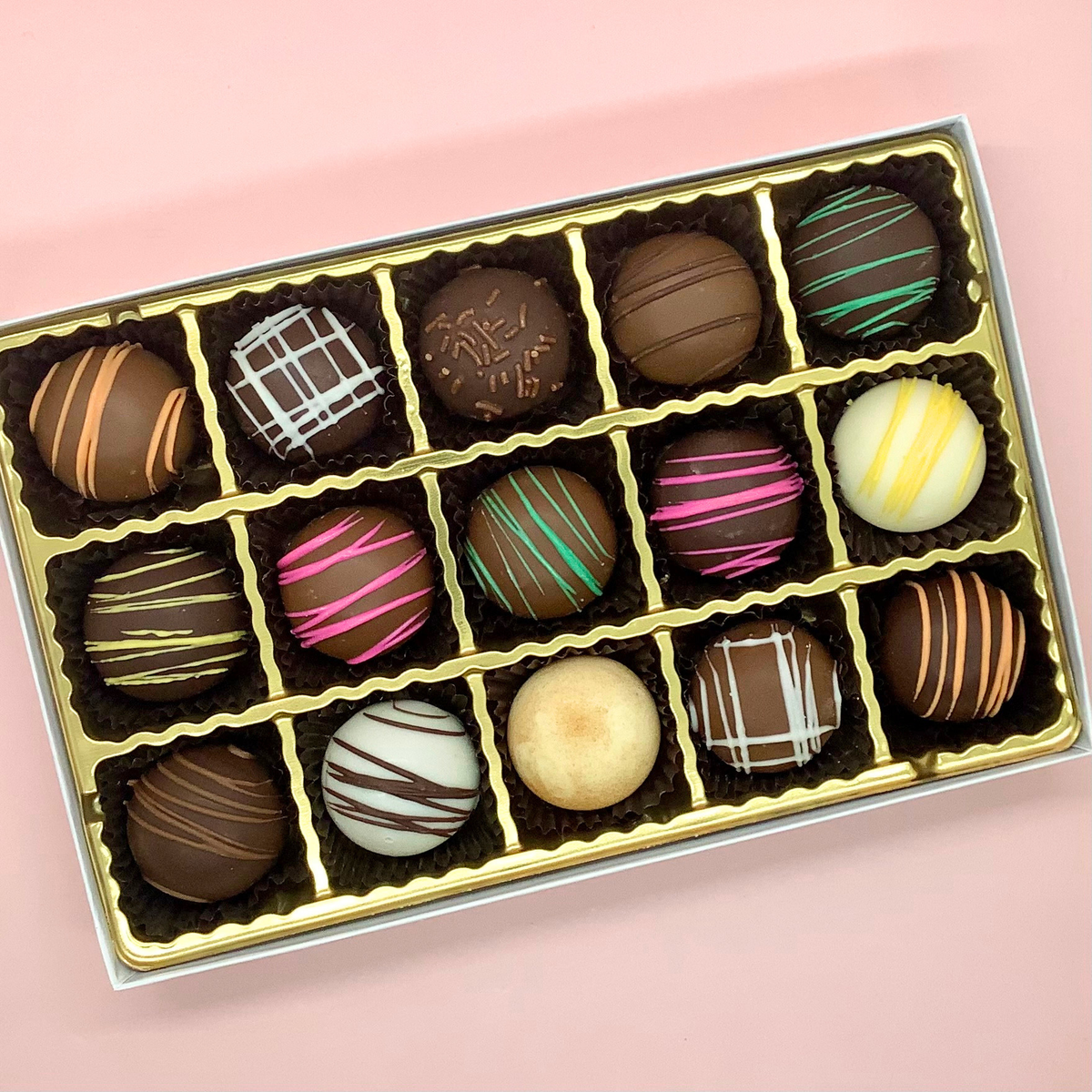 Large Fudge Truffle Box