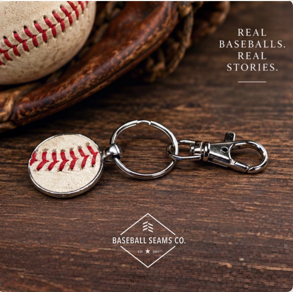 Baseball Seam Keychain