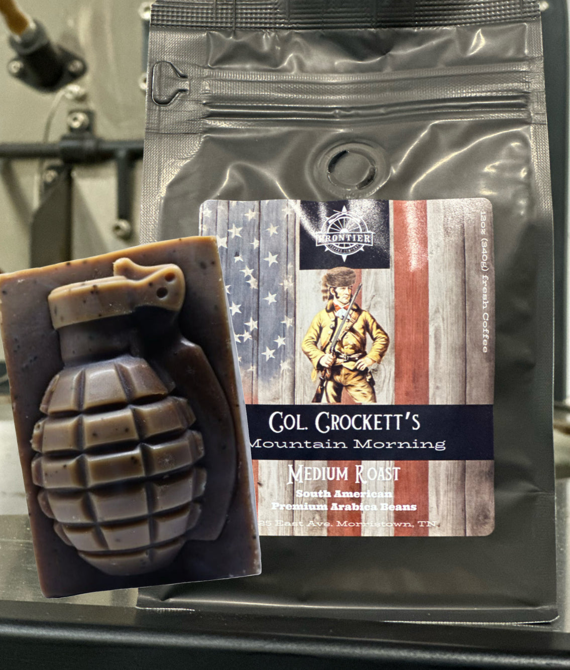 Reveille Natural Coffee Grenade Soap (Coffee)