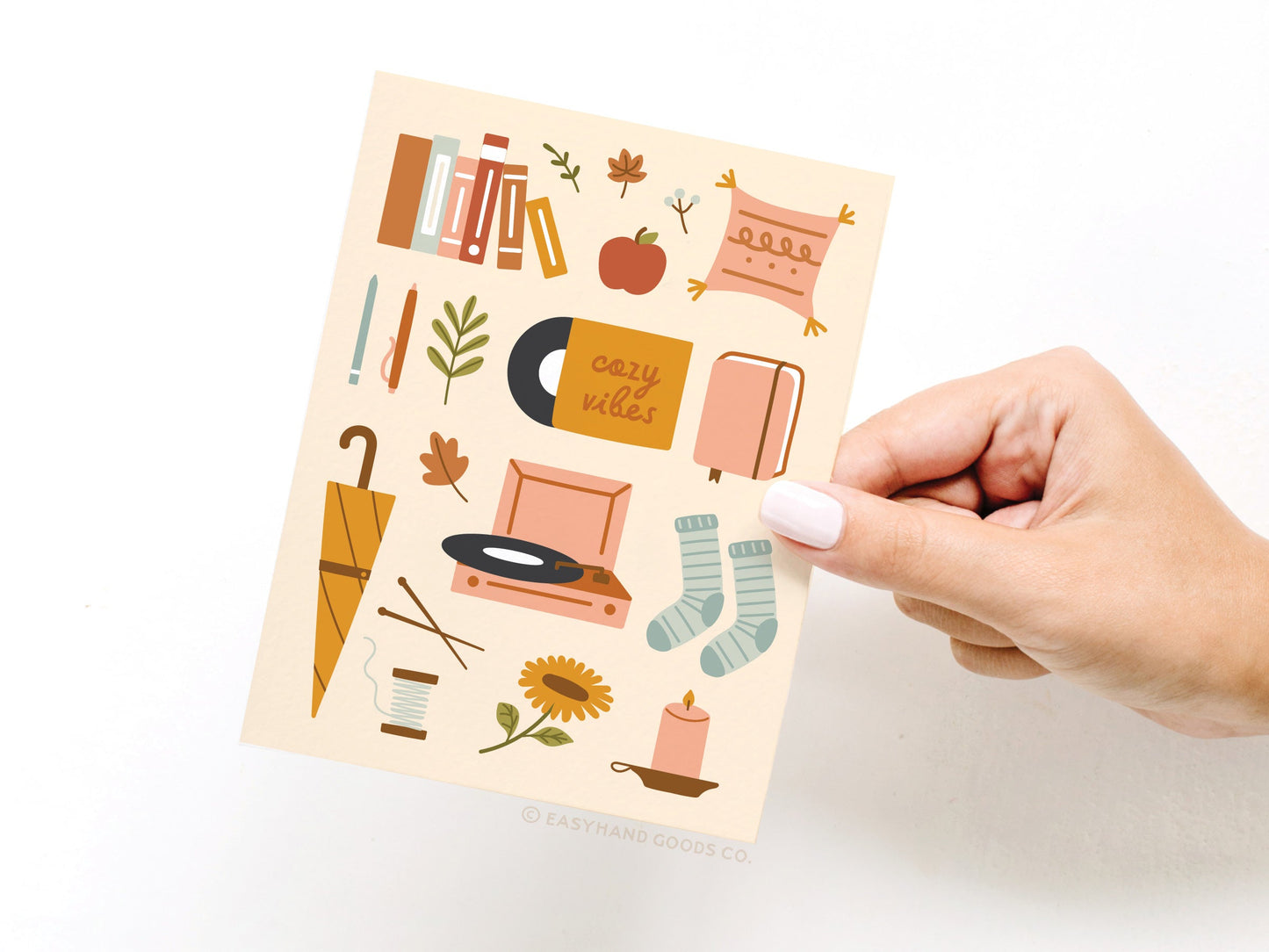 Cozy Vibes Greeting Card